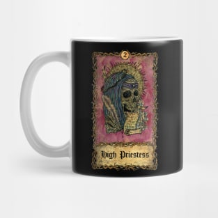 High Priestess. Eternal Bones Tarot (Colorful) Mug